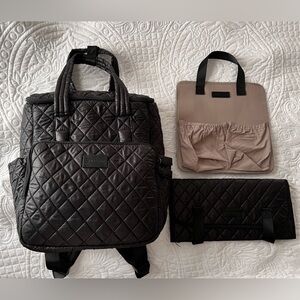 7 A.M Enfant Quilted London Diaper Backpack